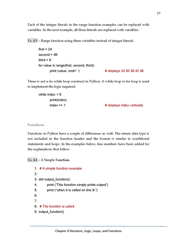 Python Programming: Basics to Advanced Concepts Advanced Programming Workshop - Page 27